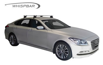 Yakima Whispbar roof racks Hyundai Genesis